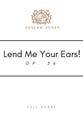 Lend Me Your Ears!, Op. 36 Orchestra sheet music cover